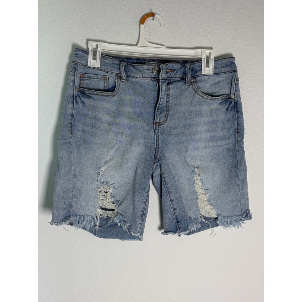 Sofia Jeans‎ Sofia Vergara Gabriella Bermuda Shorts Light Wash Distressed Size 6